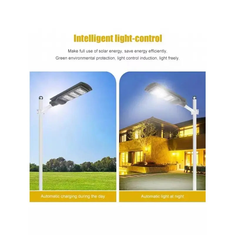 Lampa Incarcare Solara 200w, 160led, Telecomanda, Senzor De Lumina