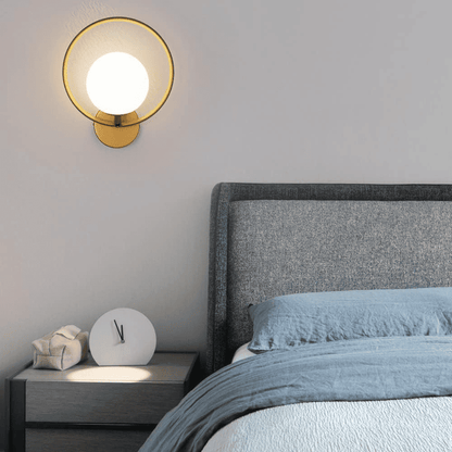 Aplica Linnea Gold E27 Max 60W Glob Mat Alb