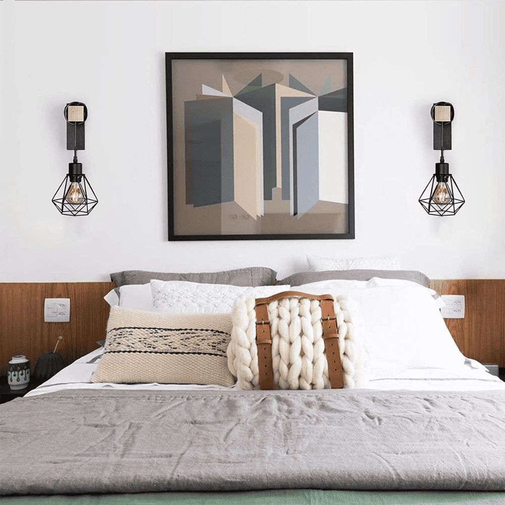 Aplica Eulalie Black Lemn E27*1 Maxim 60w/BEC