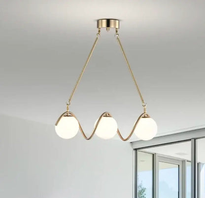 Lustra LED Maia, 3 Globuri Alb Mat, Dulie G9, 25W