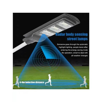 Lampa Incarcare Solara 100w, 80led, Telecomanda, Senzor De Lumina