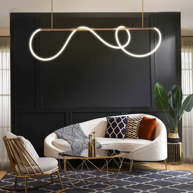 Lustra LED THIRZA GOLD Telecomanda Wifi 2.4G
