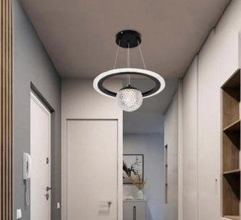 Lustra LED Celine Black 24 W Echivalent 120W