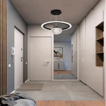 Lustra LED Celine Black 24 W Echivalent 120W