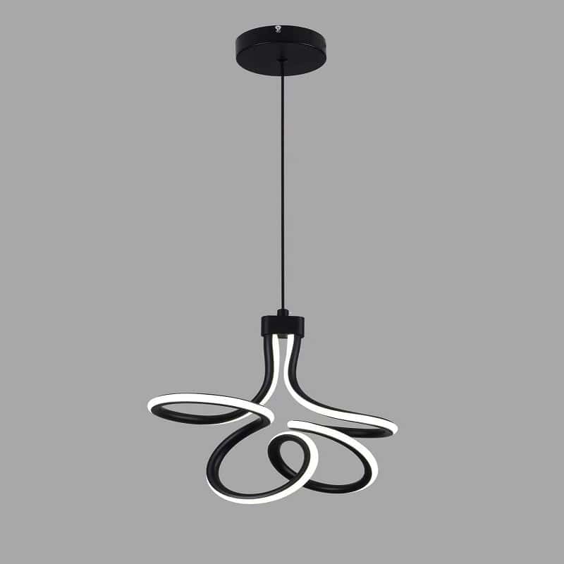 Lustra LED Odaline Black 30W Echivalent 150W D220 cm