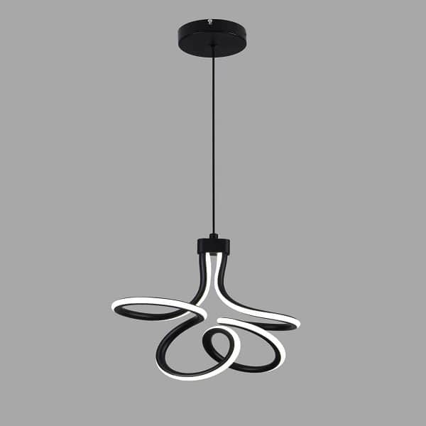 Lustra LED Odaline Black 30W Echivalent 150W D220 cm