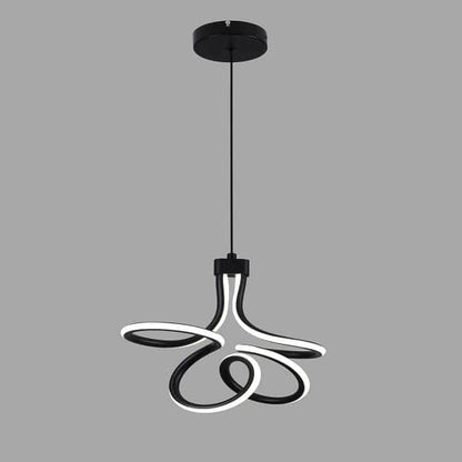 Lustra LED Odaline Black 30W Echivalent 150W D220 cm