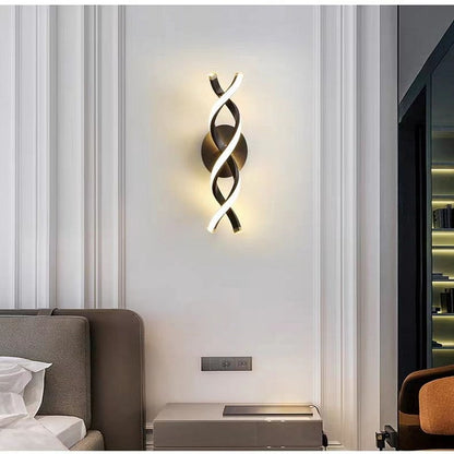 Aplica LED Elentia Infinity Black 43CM 40W