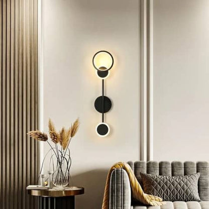 Aplica LED Eloria Round Black 60CM 30W