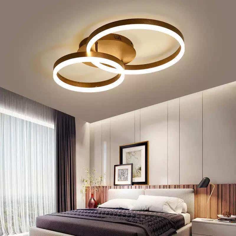 Lustra LED Elessia Brown 2 Circle 120W