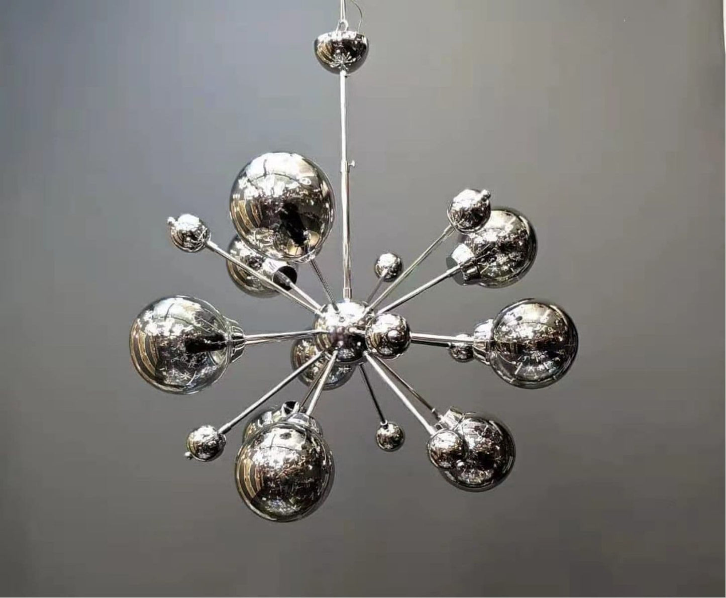 Candelabru ELETTRA 9 GLOBE GRI E14