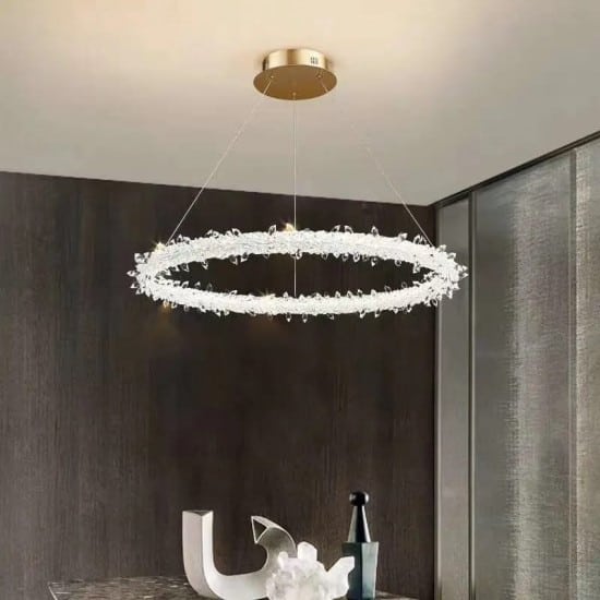 Lustra LED Eirlys Circle 40CM Telecomanda Wifi 2.4G