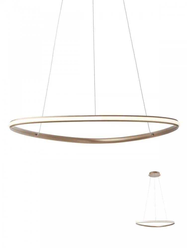 Lustra LED Marlowe Golden 1 Circle 76W