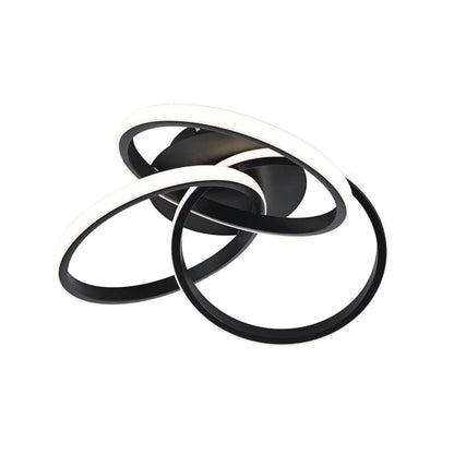 Lustra LED Elyssa Black Telecomanda 2.4G 84W