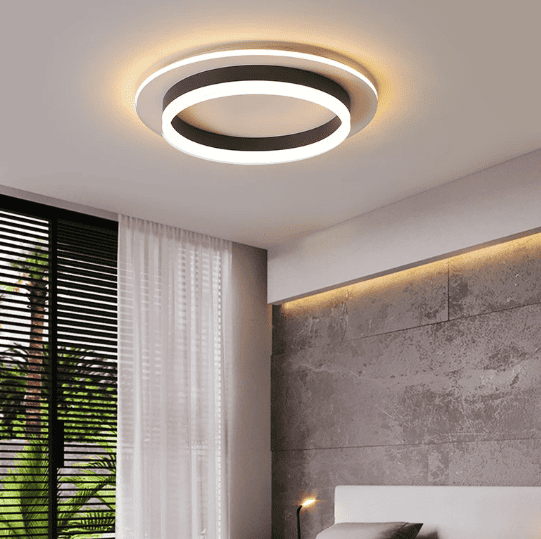 Plafoniera Amethesea Black Rotunda 30W Echivalent 150W