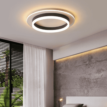 Plafoniera Amethesea Black Rotunda 30W Echivalent 150W