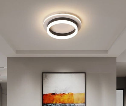 Plafoniera Amethesea Black Rotunda 30W Echivalent 150W
