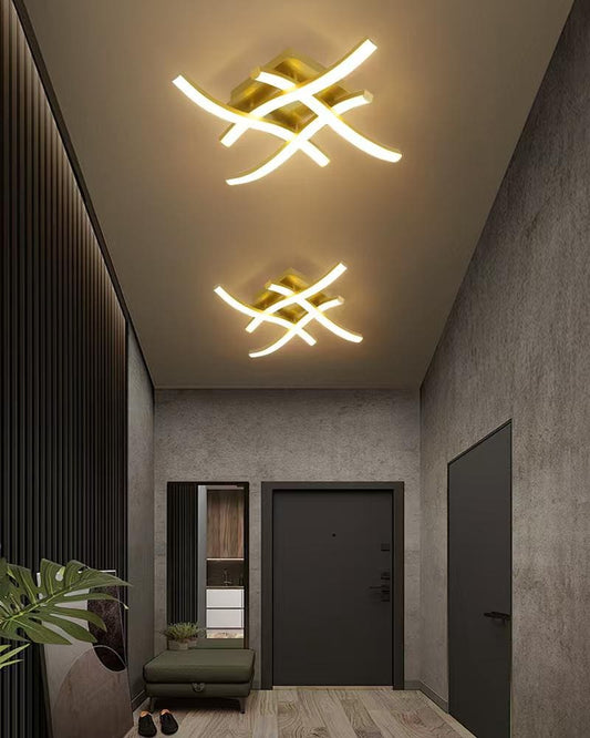 Lustra LED Hugo Aurie D35CM 28W