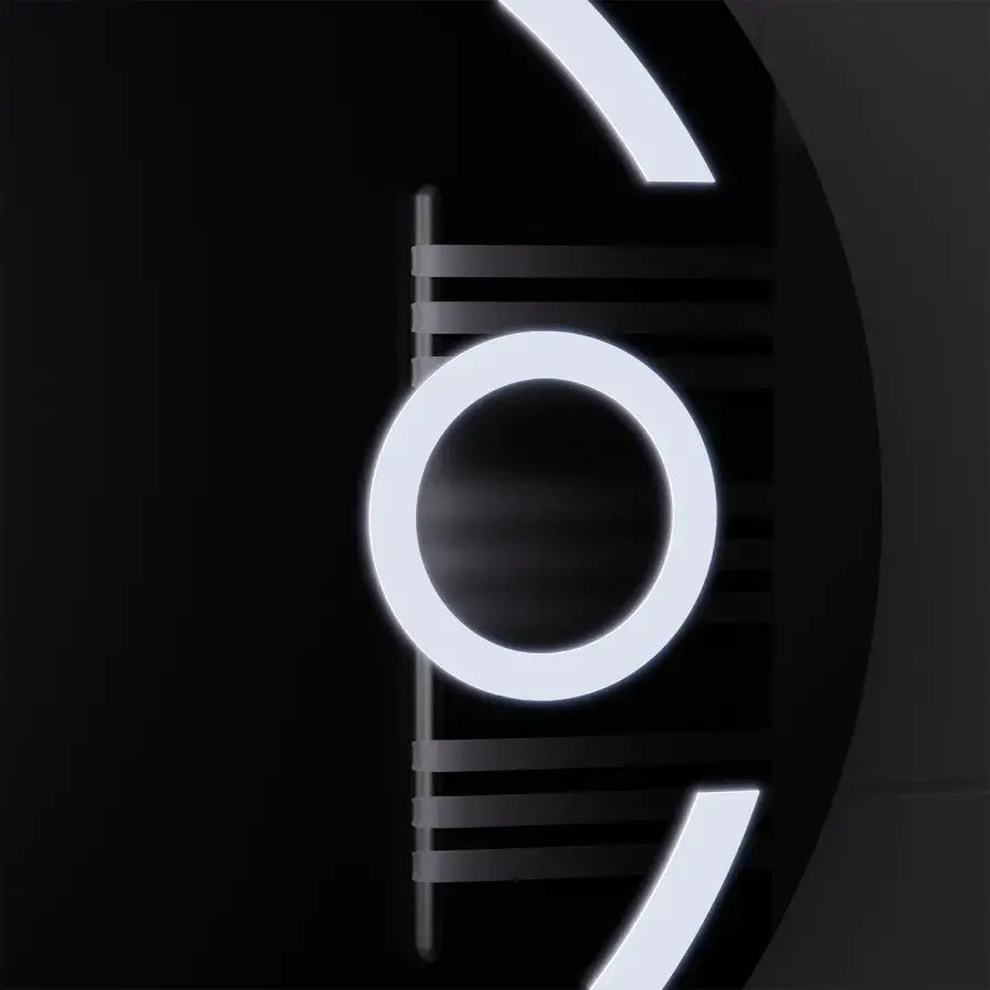Oglinda LED Rotunda, 60cm, Premium Visio MotionGlow, Sistem Dezaburire, Ceas &amp; Termometru, Lupa Cosmetica, Dimabila