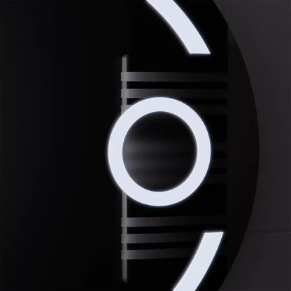 Oglinda LED Rotunda, 60cm, Premium Visio MotionGlow, Sistem Dezaburire, Ceas &amp; Termometru, Lupa Cosmetica, Dimabila