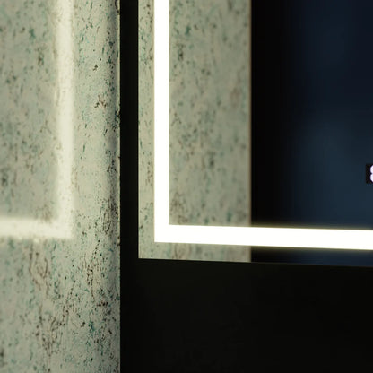 Oglinda LED Rectangulara 120x80cm Premium Verite MotionGlow Marcello, Sistem Dezaburire, Ceas &amp; Termometru, Dimabila