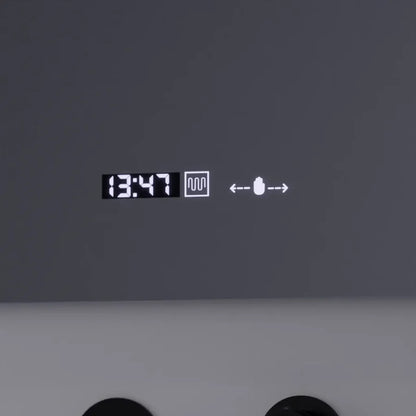 Oglinda LED Rectangulara, 80x60cm, Premium Precision MotionGlow Marcello, Sistem Dezaburire, Ceas &amp; Termometru, Lupa Cosmetica, Dimabila