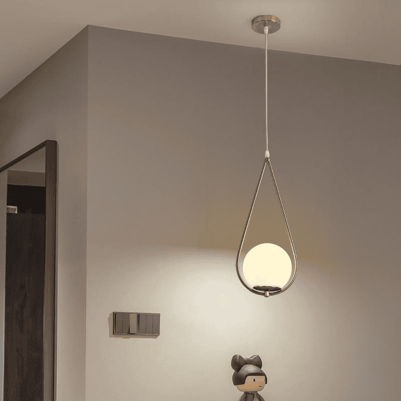 Lustra Design Modern, Glob Mat Alb E27 maxim 60W