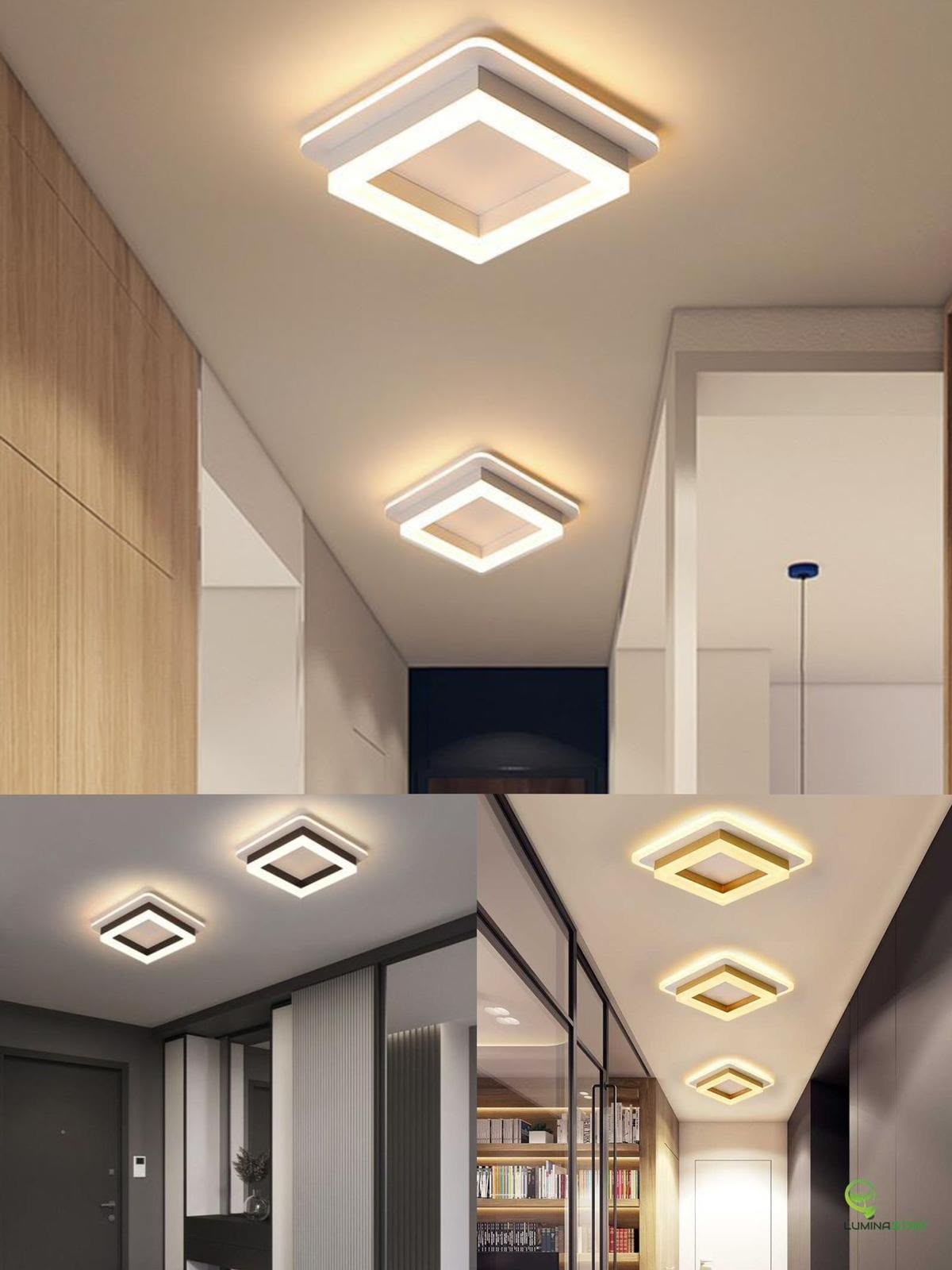 Aplice LED patrate 3 functii